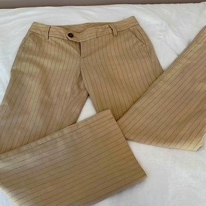 Banana Republic striped kakhi pants, size 4P